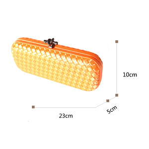 Bolso de noche cruzado para mujer, monedero de <span class=keywords><strong>fiesta</strong></span> de tela con forro de algodón, patrón de estrella y moneda para bodas y fiestas - Product Image 6