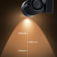 Lampu sorot LED Cob Modern lampu langit-langit alumunium sorot dalam ruangan dapat disesuaikan dengan visibilitas tinggi