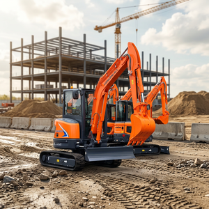 Mini-excavatrice compacte sur chenilles en caoutchouc CDM6035 de 3,85 tonnes, neuve et de haute qualité, fournie directement par l'usine - Product Image 1