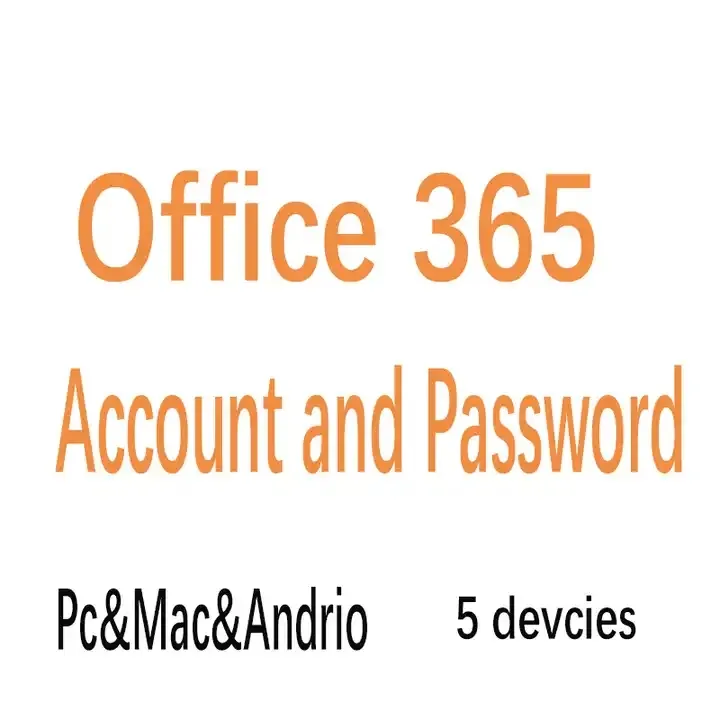 Office Account+Password 365 For 5 Devices 100% Online Activation Office Life Time Send Ali page