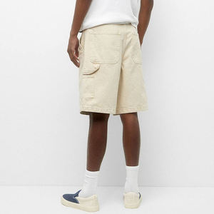 Custom Manufacturers Khaki Denim Shorts Men Summer Streetwear Loose <b>Work</b> <b>Jeans</b> Shorts Multiple pockets Fashion Baggy Jorts Men - Product Image 3