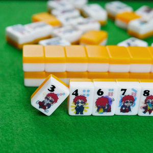 Wholesale Acrylic Mahjong, Anime Mahjong Sets, Outdoor Travel Cartoon Mahjong Sets, Party <b>Entertainment</b> Gift Mahjong Sets. - Product Image 6