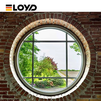 Ventanas Panorámicas para Villa de Eloyd Factory, de Aluminio, de Piso a Techo, con Vidrio Low-E, Resistentes a Huracanes e Insonorizadas