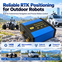 Penerima GNSS RTK Presisi Tinggi Kompak Modul 4G NTRIP CORS untuk Kendaraan Industri Pertanian Cerdas