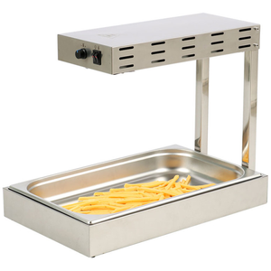 Commercial Stainless Steel Electric Chips Warmer French Fries Display Warmer for <b>Buffet</b> Kitchen Restaurant - Product Image 4