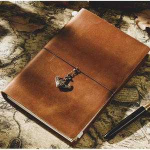 Cahier <span class=keywords><strong>de</strong></span> voyage en cuir véritable <span class=keywords><strong>de</strong></span> vachette vintage fait à la main couverture Journal <span class=keywords><strong>carnet</strong></span> <span class=keywords><strong>de</strong></span> <span class=keywords><strong>croquis</strong></span> couverture rigide taille passeport journal <span class=keywords><strong>A5</strong></span> - Product Image 6