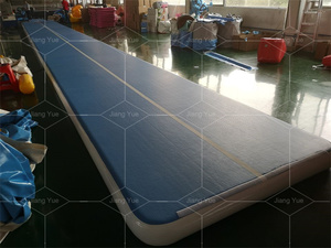 Equipo de gimnasia fábrica pista de aire inflable piso para gimnasio Tumbling con bomba gratuita para uso doméstico, animadoras, agua - Product Image 5