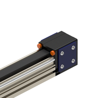Actionneur linéaire KNK K50N à charge maximale de 25 kg, rails linéaires, haute précision ±0,05 mm, module de mouvement linéaire entraîné par courroie, guide coulissant, robot