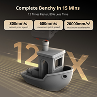Imprimante 3D FDM Anycubic Kobra S1 Max, grande taille d'impression 350*350*350mm, multi-matériaux, multi-couleurs, fermée, haute vitesse, CoreXY