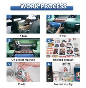 Pellicola di Trasferimento CN Colore A/B, Foglio <span class=keywords><strong>per</strong></span> Etichette, Pellicola UV DTF <span class=keywords><strong>per</strong></span> <span class=keywords><strong>Stampante</strong></span> XP600, Adesivo <span class=keywords><strong>per</strong></span> Materiale in Pelle PET - Product Image 3