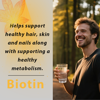 Capsules de biotine OEM ODM - Soutient les cheveux, la peau et les ongles, favorise le métabolisme, antioxydant, soutient le système immunitaire, végétalien sans OGM