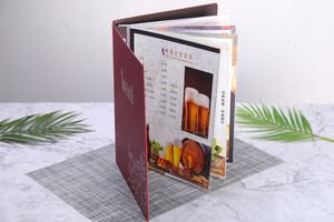 उच्च गुणवत्ता वाले ए 4 रेस्तरां मेनू कवर - Product Image 3