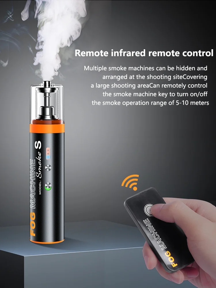 LENSGO Smoke S 30W Portable Fog Machine for Professional Film & TV Using  Dry Ice Smoke Effect