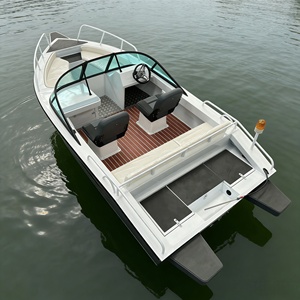 Barcos de pesca de aguas dulces <span class=keywords><strong>pequeños</strong></span> y económicos de China, tipo Mini Jet Zodiac, con consola central, motor fueraborda de 4 tiempos. - Product Image 3
