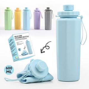 Gobelet pliable en silicone sûr pour enfants et adultes, activités de plein air, événements sportifs, achat en gros, logo personnalisable - Product Image 2