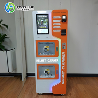 Nettoyeur à sec pour casque de moto, machine à laver les casques pour les entreprises de location avec logo personnalisable et nettoyage en profondeur à 360°