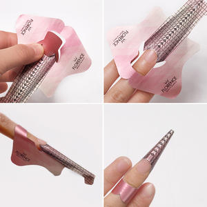 Vente flash : 300 autocollants pour ongles en gel rose, gel acrylique pour extension d'ongles, papier pour ongles, forme d'ongles <span class=keywords><strong>Sunkin</strong></span> - Product Image 3