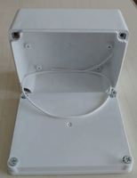 Boîtiers électriques étanches en plastique ABS IP65, logo personnalisé, boîte de jonction électrique durable, boîte électrique étanche pour extérieur