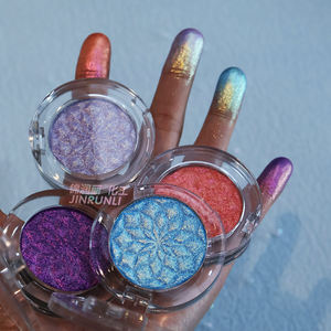 Paleta de Sombras de Ojos Camaleón Brillante, Polvo Compacto Multichrome, Nuevo Diseño Personalizado con Acabado Perlado - Product Image 4