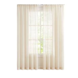<span class=keywords><strong>SHEIN</strong></span> Usine Vente Directe Vente Chaude Café Couleur Doris Semi-Blackout Sheer Rideaux Export TEMU Fini Rod Pocket Cantonneaux - Product Image 5