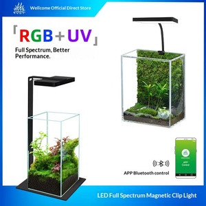 Lampe d'aquarium magnétique Weekaqua <span class=keywords><strong>Mini9</strong></span> Pro, lampe à spectre complet RGB-UV pour l'aménagement de micro-aquariums - Product Image 2