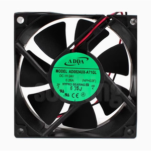 Ventilador Adda AD0824UX A71GL de 80 mm, CC 24 V, con Rodamiento Hypro para Refrigeración de Ascensores - Product Image 3