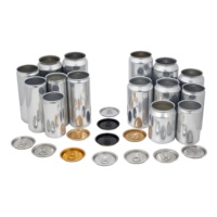 Canette en aluminium standard de 473 ml pour boissons, bière, café, thé, jus, boissons gazeuses