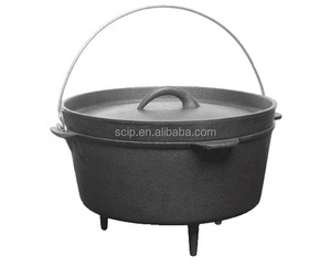 Four hollandais <span class=keywords><strong>en</strong></span> <span class=keywords><strong>fonte</strong></span> préréglé avec couvercle - Product Image 1