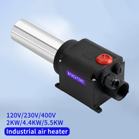 Chauffe-air industriel LHS 41L Leisterr 230V 4400W en acier inoxydable à température réglable pour machine à sceller les gobelets en papier