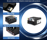 Cartuchos de Tinta Remanufacturados 712XL con Tinta de Colorante para Impresoras HP T650 T630 T250 T210 T230