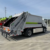 Camion compacteur de déchets électrique de grande capacité 12CBM, haute pression hydraulique, collecte et transport de déchets industriels, Euro 3