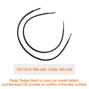 Auto-Dachleiste Tropfleiste Dach-Wetterdichtung Zierleiste Dichtung Kompatibel mit <span class=keywords><strong>Honda</strong></span> <span class=keywords><strong>Civic</strong></span> Limousine 2016-2021 74306-TBA-A00 - Product Image 2