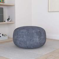 Fauteuil pouf moderne pliable de qualité supérieure 6ft 7ft 8ft avec housse en velours et rembourrage en mousse