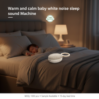 Veilleuse portable rechargeable à bruit blanc et RGB apaisant pour bébé, idéale pour la maison et le home cinéma – Nouveau design