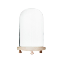 Cloche en verre borosilicate pour plantes et légumes de grande taille - Haute résistance à la chaleur - Décoration d'intérieur - Diwali - Pâques - 30/35/40 cm