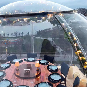 Dosette en verre modulaire, vue d'étoile, nouveau design, utilisation en extérieur, restaurant - Product Image 5