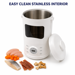 Máquina Procesadora de Alimentos para Mascotas para Hacer Bocadillos Caseros, Máquina Multifuncional para Hacer Golosinas para Mascotas con Programas Mixtos de Carne, Vegetales y Pescado - Product Image 4