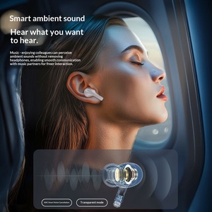 Casque sans fil <span class=keywords><strong>Avatar</strong></span> 50ANC à réduction de bruit active intelligente pour écouteurs 5.4, écran tactile LED, multifonction, intra-auriculaire, IP68 - Product Image 2