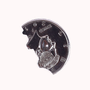 Juguete mágico callejero <span class=keywords><strong>de</strong></span> alta calidad, moneda <span class=keywords><strong>de</strong></span> medio dólar, moneda <span class=keywords><strong>de</strong></span> mordida mágica, moneda plegable, <span class=keywords><strong>truco</strong></span>, accesorio para trucos - Product Image 2