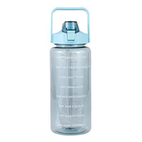 Vaso Deportivo de Verano para Mujer, de Alta Calidad, con Pajita, para Deportes al Aire Libre, Portátil, de Plástico, para Beber Directo, Ecológico