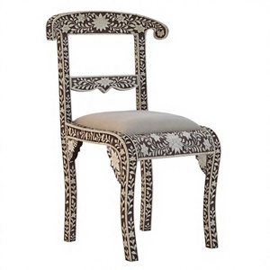 Handmade Bone Inlay Electric Adjustable Modular Leisure <b>Dining</b> <b>Chair</b> Modern Living Room Apartment Home Polyester Handle - Product Image 2