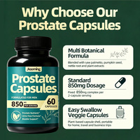 Capsules de soutien de la prostate OEM avec soins à base de plantes naturelles et suppléments de santé sous forme de capsules pour la vitalité masculine