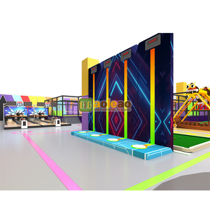 Aoleao Custom <b>Indoor</b> Trampoline Park and Adventure Playground with Plum Blossom Piles and Speed <b>Slide</b> CE TUV CPC Certified - Product Image 3