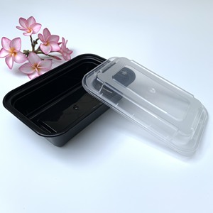 24 Oz Safety Plastic Pp <b>Microwaveable</b> Rectangular Container Food Lunch Box Kitchen <b>Storage</b> - Product Image 5