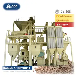 100% Positive Feedback Cattle Poultry Animal Auto Pig Livestock Feed Pellet Plant for Making Processing Chicken Fodder Pellet