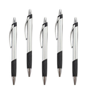 ขายปากกาลูกลื่นพลาสติกแบบกด ผลิตจากยาง ABS คุณภาพ OEM พร้อมพิมพ์โลโก้ธุรกิจตามสั่ง สำหรับเครื่องเขียนสำนักงาน - Product Image 6