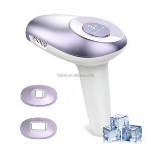 Épilateur IPL à refroidissement rapide couleur or premium avec grand écran tactile LCD, épilation indolore avec deux têtes - Product Image 4