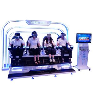 Parque temático Zhuoyuan Vr Simulador <span class=keywords><strong>de</strong></span> realidad virtual Películas emocionantes 4 asientos 9d Vr Cinema - Product Image 1