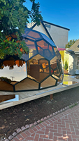 Tentes dôme Igloo en verre isolé haute performance pour hôtels de villégiature exclusifs au Canada