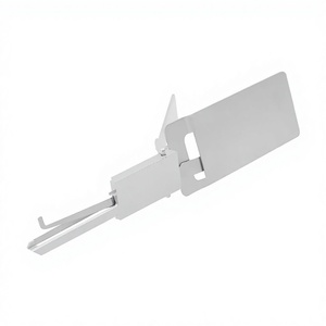 Novedad 2024: Herramienta de ganzuero vertical 2 en 1 para cerraduras de 6 perlas Y ale-6B, herramienta de apertura de cerraduras, suministros para cerrajeros, lector de cerraduras. - Product Image 4
